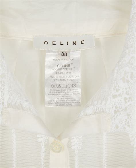 celine lace top|mock neck Celine tops.